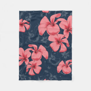 Blumendecke Fleecedecke