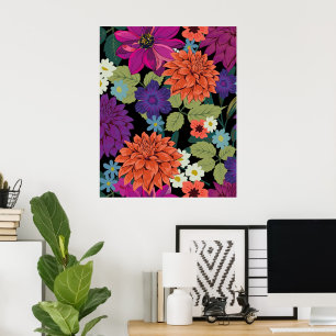 Blumendekor Poster