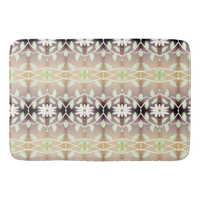 Blumendekoration Badematte (Vorderseite)