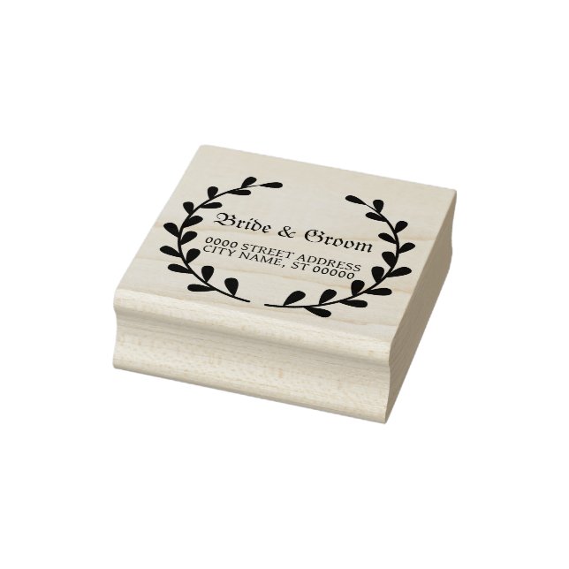 Blumendekoration Hochzeitsfeier Elegante Gummistempel (Stempel)