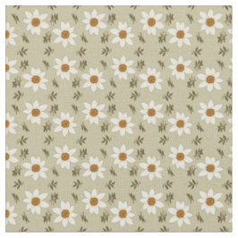 Blumendekoration in Weiß und Beige Stoff