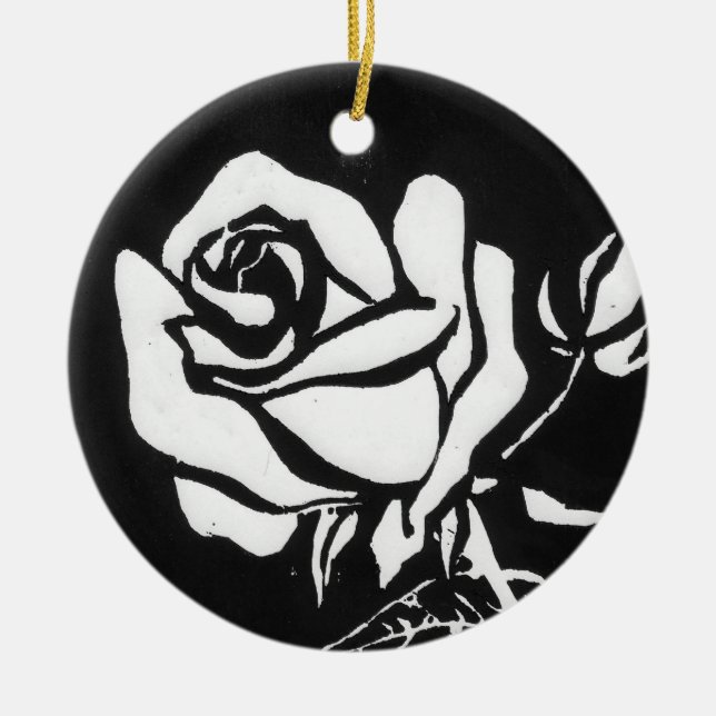 Blumendekoration Keramik Ornament (Vorne)