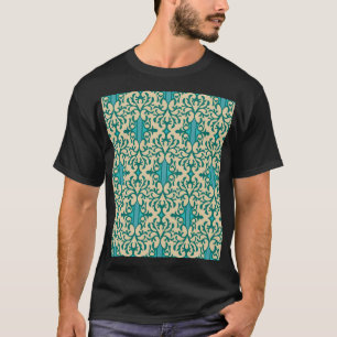 Blumendekoration: Moderne Moderne nahtlos T-Shirt