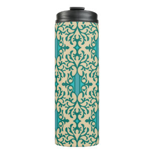 Blumendekoration: Moderne Moderne nahtlos Thermosbecher