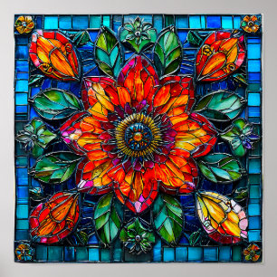 Blumendekoration Poster