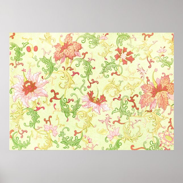 Blumendekoration von Owen Jones Poster (Vorne)