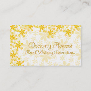 Blumendekorationen Visitenkarte