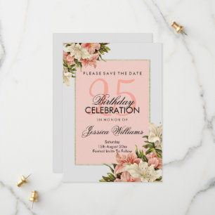Blumendekorationen Weibliche Geburt Save The Date