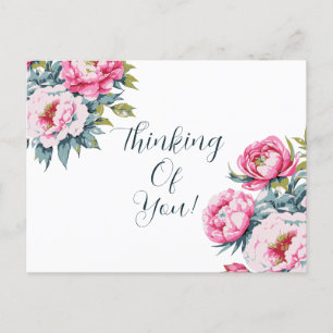 Blumendenken Postkarte