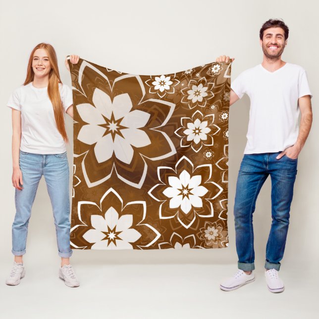 Blumendesign 13 fleecedecke (Beispiel)