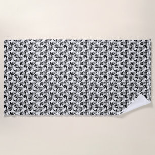 Blumendesign 21 strandtuch