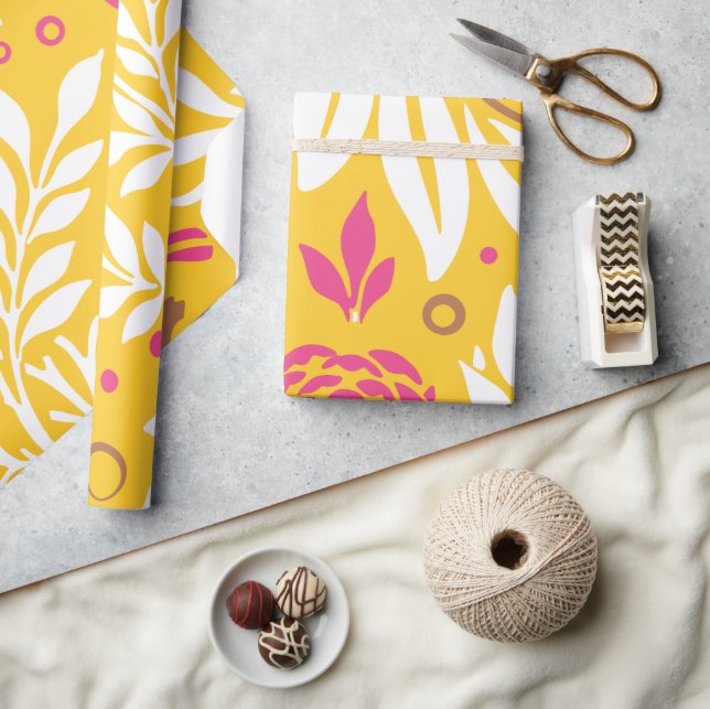 Blumendesign 24 geschenkpapier (Basteln)