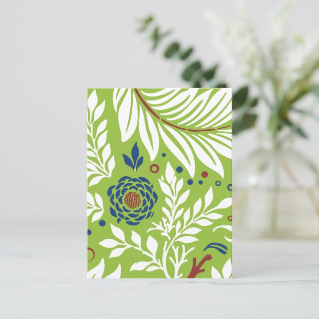 Blumendesign 27 feiertagspostkarte (Stehend Vorderseite)