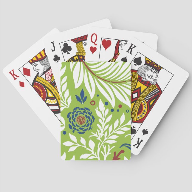 Blumendesign 27 spielkarten (Rückseite)