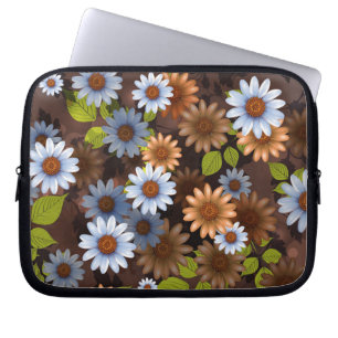 Blumendesign 2 laptopschutzhülle