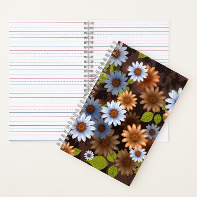 Blumendesign 2 notizbuch (Innen)