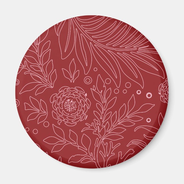 Blumendesign 30 magnet (Vorne)