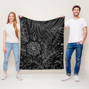 Blumendesign 31 fleecedecke