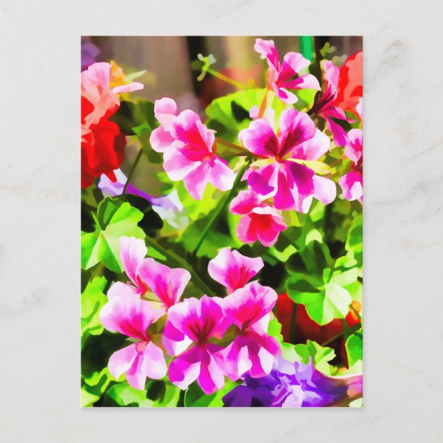 Blumendesign 5 Light.jpg Postkarte (Vorderseite)