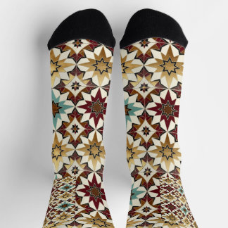 Blumendesign auf socken