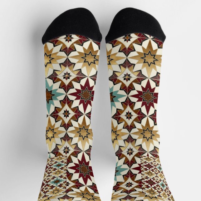 Blumendesign auf socken (Oben)