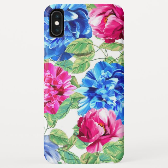 Blumendesign Case-Mate iPhone Hülle (Rückseite)