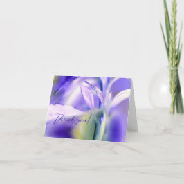 Blumendesign Danke Karte