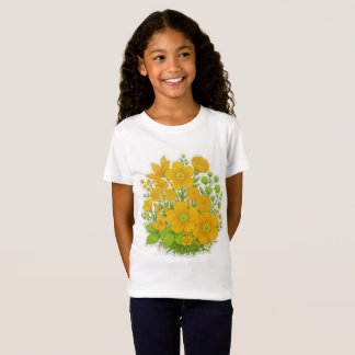 Blumendesign-Druckkunst  T-Shirt