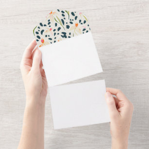 Blumendesign - Erstellen Sie Ihre eigene (CYO) Ein All In One Einladung