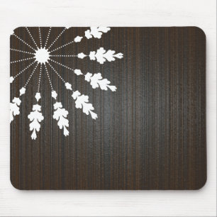 Blumendesign — Holz — BG Mousepad
