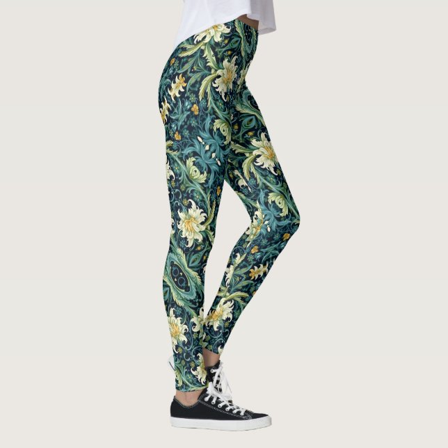 Blumendesign Leggings (Rechts)