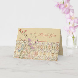 Blumendesign mit Mustertrennung Karte