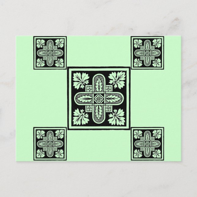 Blumendesign Postkarte (Vorderseite)