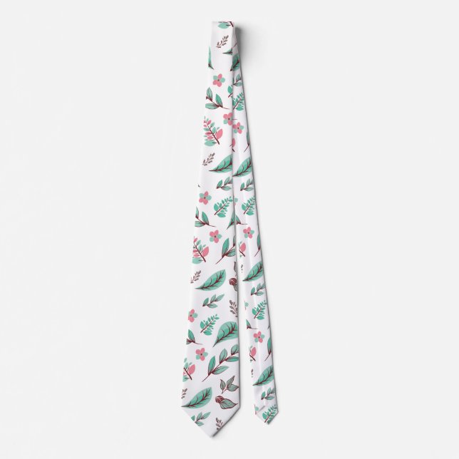 Blumendesign-Serie 2 Krawatte (Vorderseite)