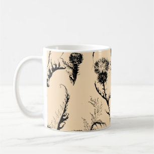 Blumendesign, Zuhause-Dekoration, grafische Gestal Kaffeetasse