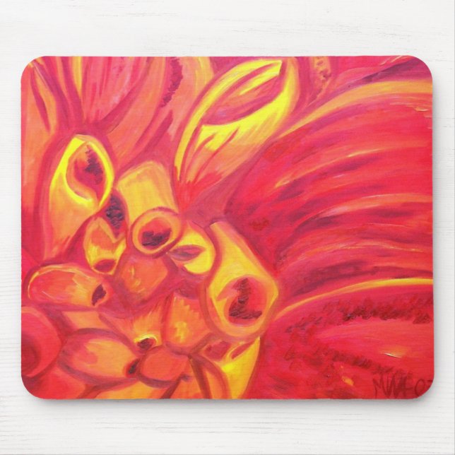 Blumendetail Mousepad (Vorne)