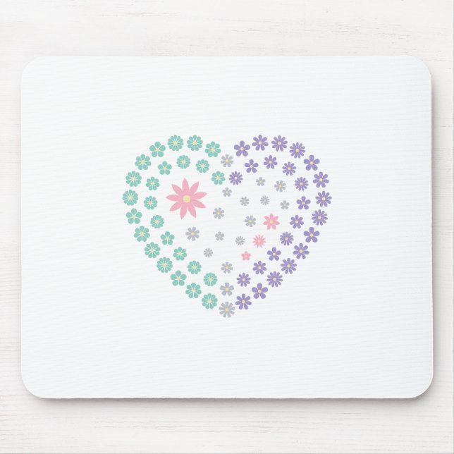 Blumendevotion Mousepad (Vorne)