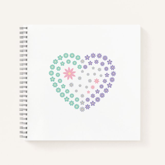 Blumendevotion Notizbuch (Vorderseite)