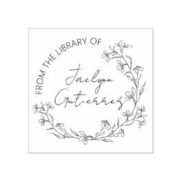 Blumendoodle aus der Bibliothek Gummistempel
