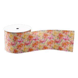 Blumendruck Grosgrain Ribbon Ripsband