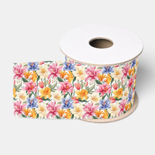 Blumendruck Grosgrain Ribbon Ripsband