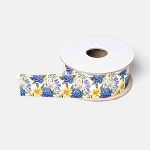 Blumendruck Grosgrain Ribbon Ripsband