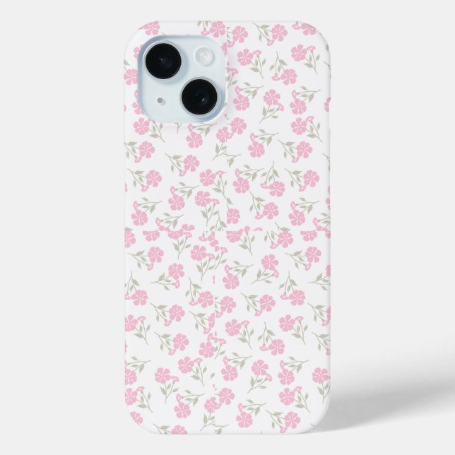 Blumendruck Niedliche Phonection Case-Mate iPhone Hülle (Rückseite)