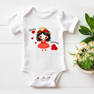 Blumendruckkarosserieanzug Baby Strampler