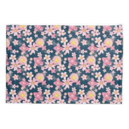 Blumendusche Schneefräse Blue Pillow Case Kissenbezug