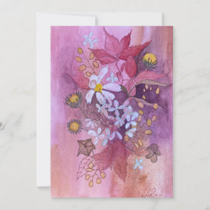 Blumeneinladung Einladung