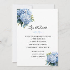 Blumeneinladung zur Hochzeit Einladung