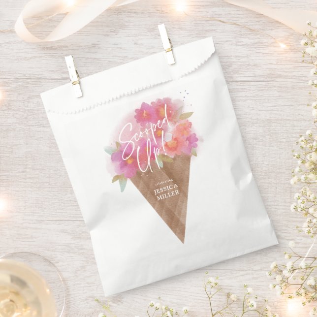Blumeneiscreme-Kon-Brautparty aufgefüllt Geschenktütchen (Ausgeschnitten)