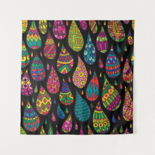Blumeneleganz, abstrakter Hintergrund. Wandteppich