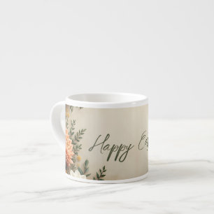 Blumeneleganz - Frühlingshafte Ostergrüße Espressotasse